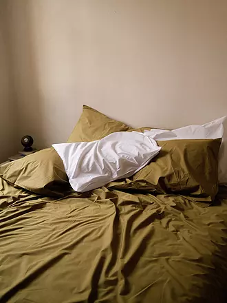 SUITE702 | Perkal Bettwäsche 70x90cm/140x200cm Khaki Gold | 